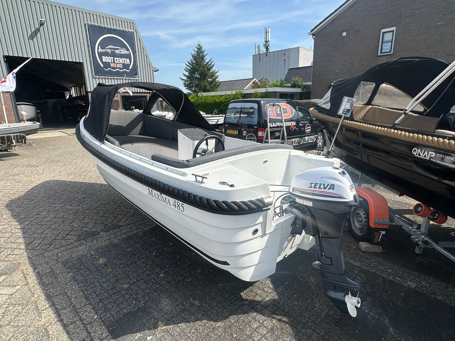 Nieuwe Sloep 485 met selva 9.9 pk